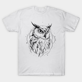 Simple Silhouette an owl T-Shirt